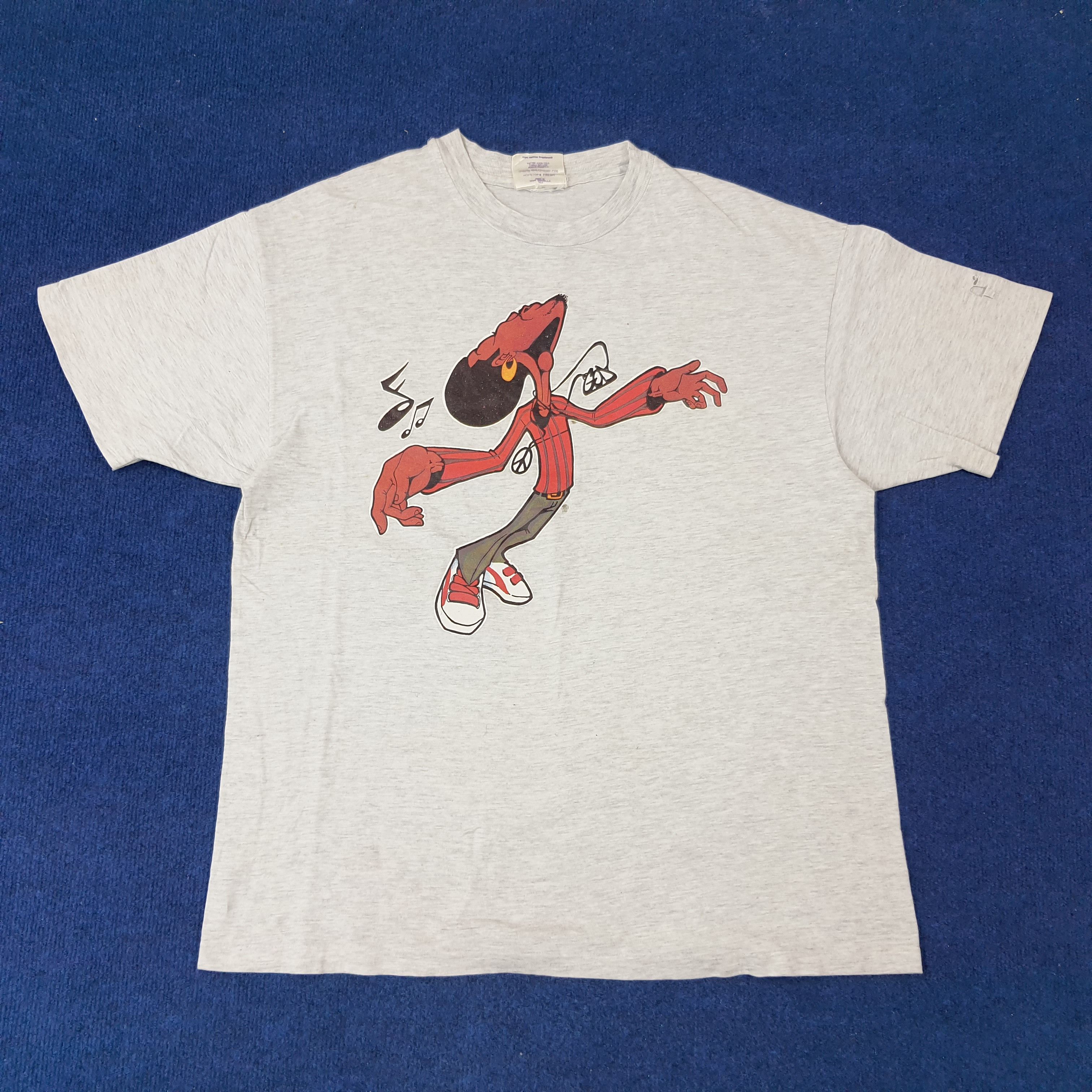 Vintage Vintage Phunky Circle Streetwear Tshirt C219N5 Size US XL / EU 56 / 4 - 1 Thumbnail