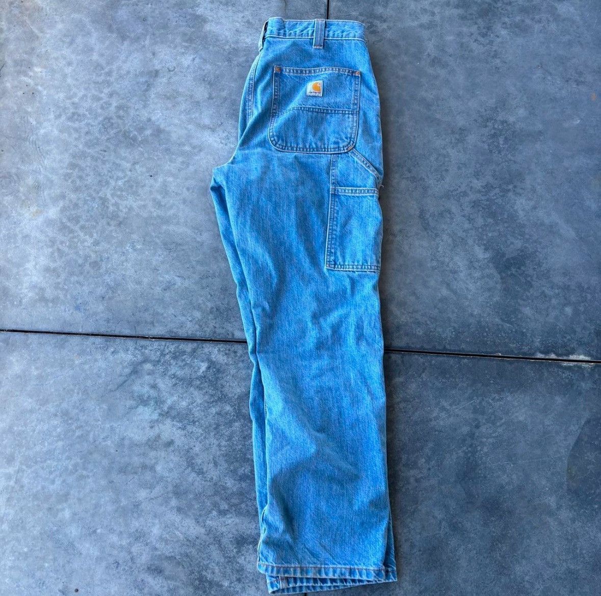 Carhartt Carhartt Lined Denim Work Jeans Loose Fit 32x30 Size US 32 / EU 48 - 3 Thumbnail