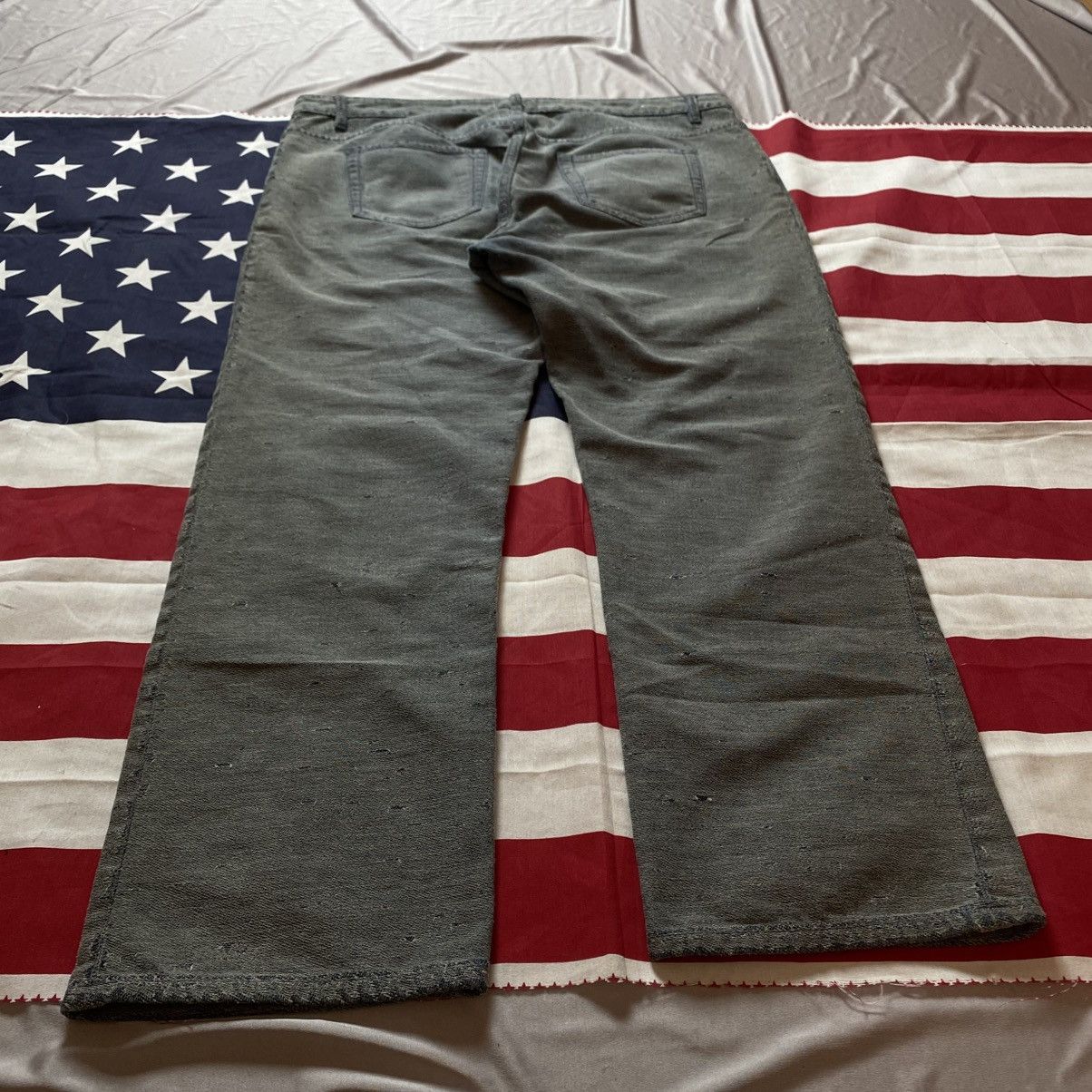 Acne Studios × Japanese Brand Rarest Ance Studios distressed inside out avant-garde jeans Size US 32 / EU 48 - 9 Thumbnail