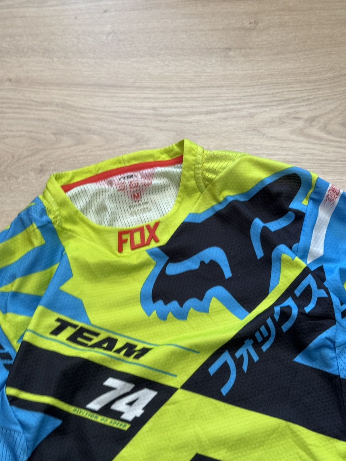 Japanese Brand FOX y2k Racing Team 74 Japanese Long Sleeve Size US M / EU 48-50 / 2 - 3 Thumbnail