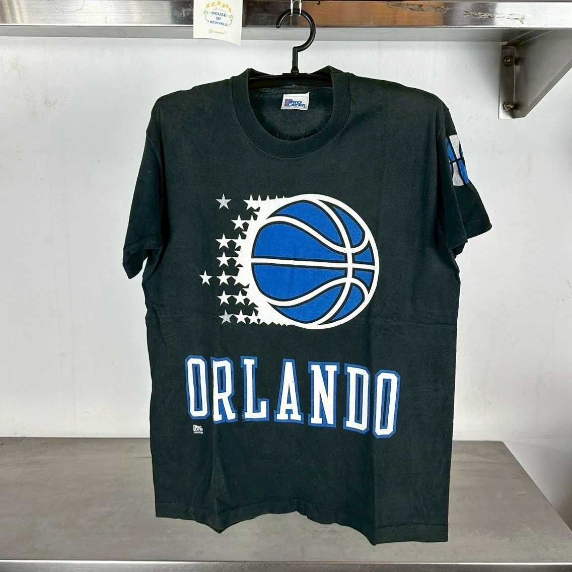 NBA × Vintage Vintage 90s Orlando Magic Basketball NBA Double Sided Tee Size US M / EU 48-50 / 2 - 1 Thumbnail
