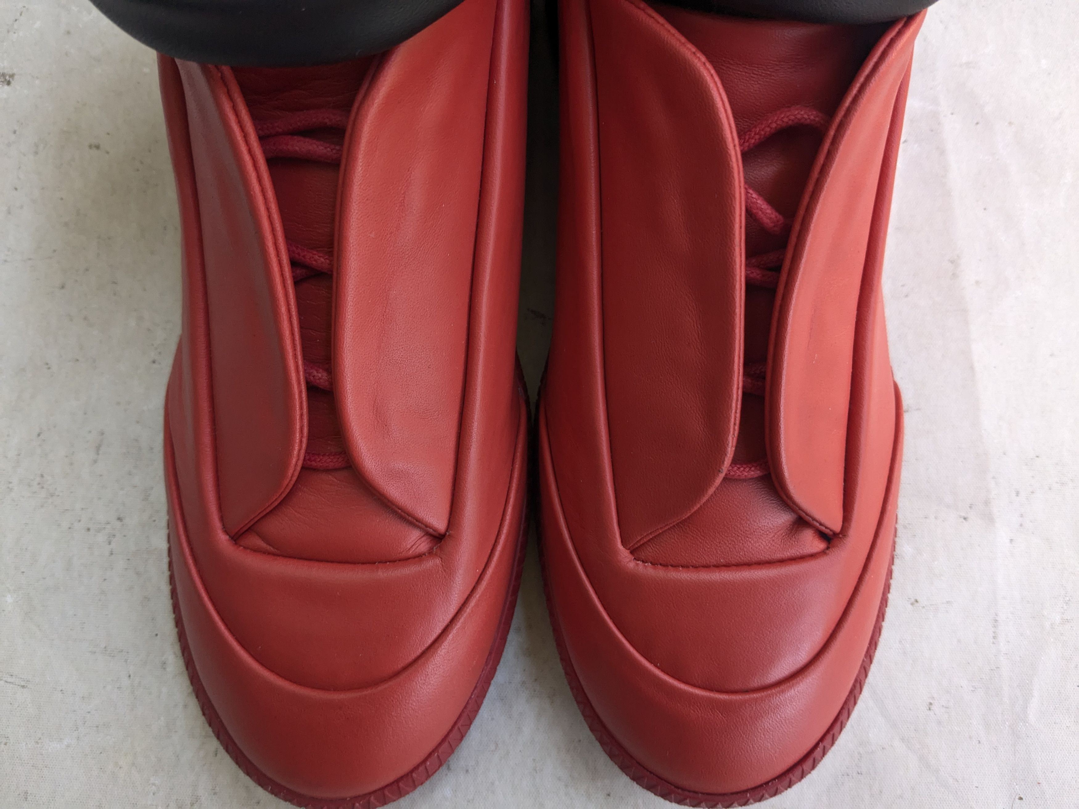 Maison Margiela Maison Margiela Future Red Black 38.5 8.5 High Size US 8.5 / IT 38.5 - 3 Thumbnail