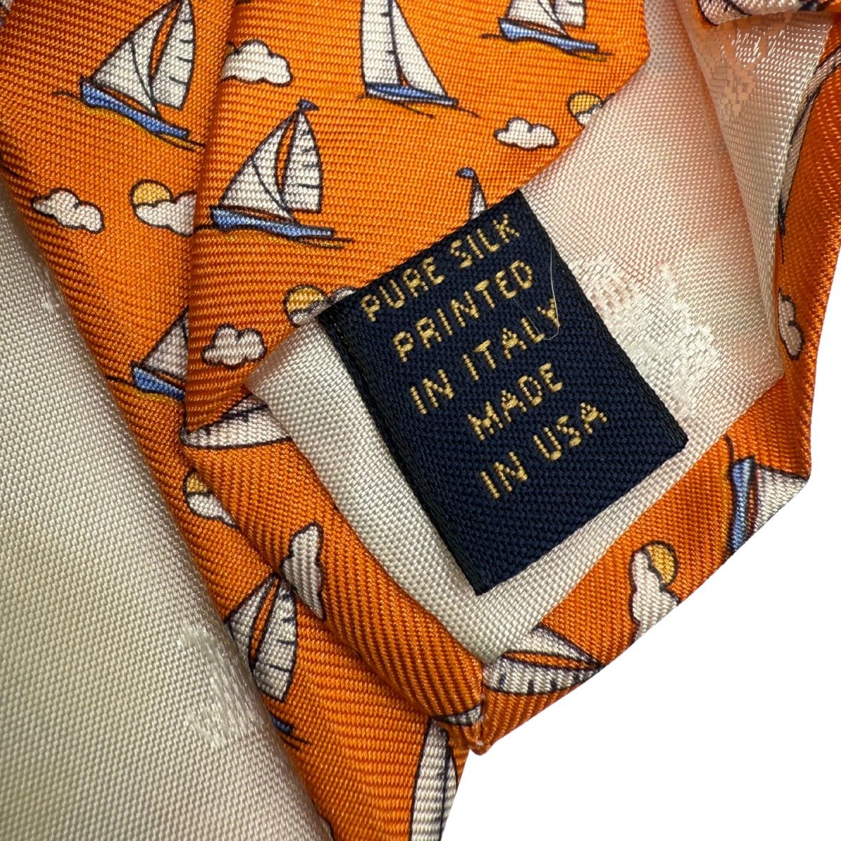 Brooks Brothers Brooks Brothers Silk Tie, Orange, Made in USA Size ONE SIZE - 6 Thumbnail