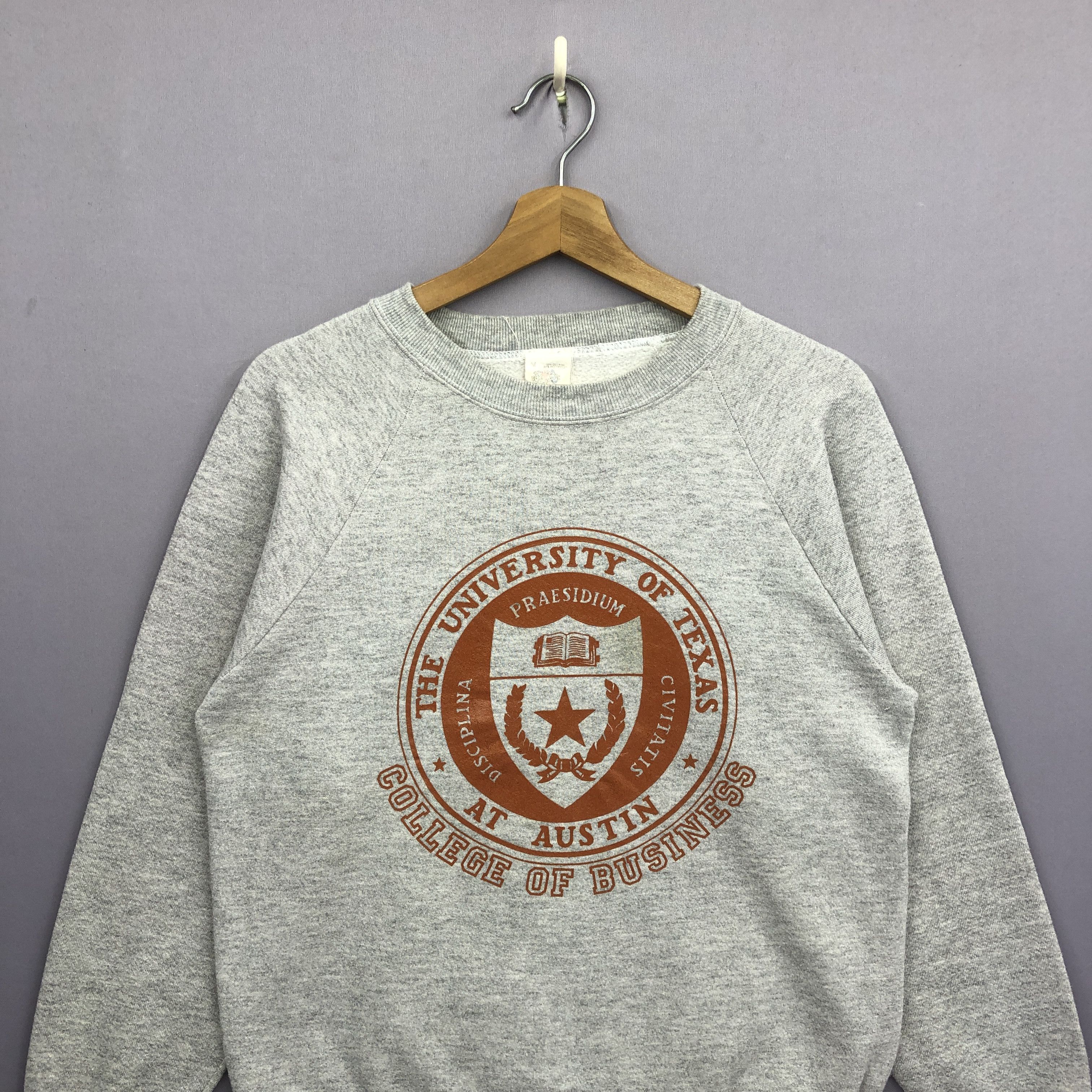 Fruit Of The Loom Vintage Univ of Texas Austin Sweater Sweatshirt Jumper Size US S / EU 44-46 / 1 - 2 Thumbnail