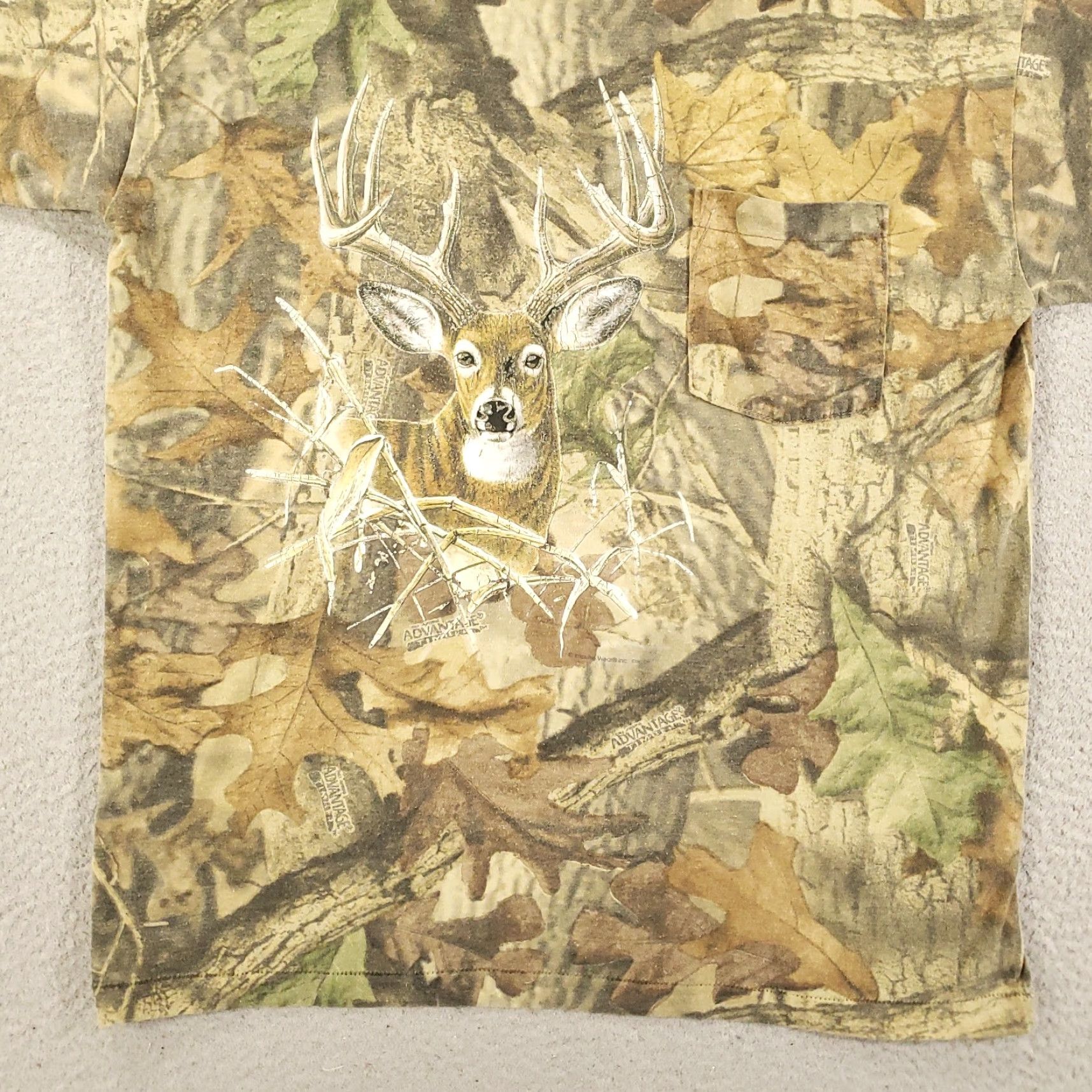 Vintage VINTAGE Ranger Shirt Mens M Camouflage Buck Deer Graphic Tee Hunting Size US M / EU 48-50 / 2 - 4 Thumbnail
