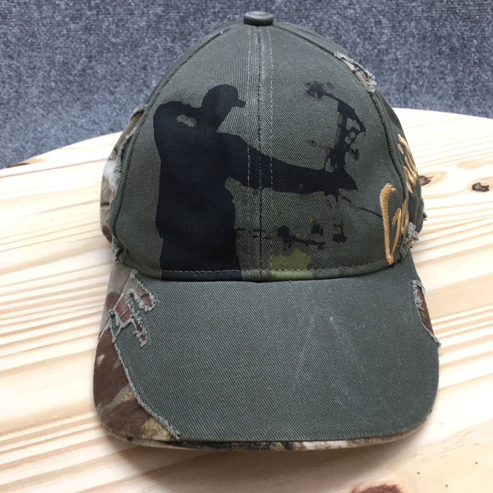 Vintage Gamehide Baseball Cap Unisex Brown Camo OSFA Adjustable Curved Brim Embroidered Size ONE SIZE - 2 Thumbnail