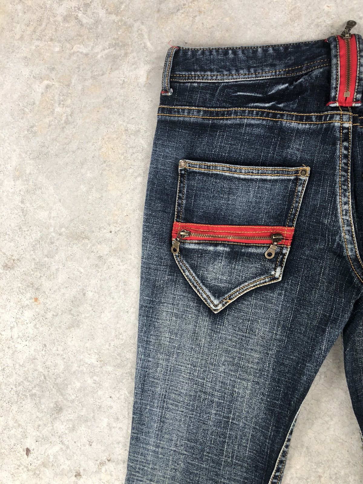 If Six Was Nine Japanese BCBG Flared Jeans Distressed Jeans Size US 32 / EU 48 - 9 Thumbnail