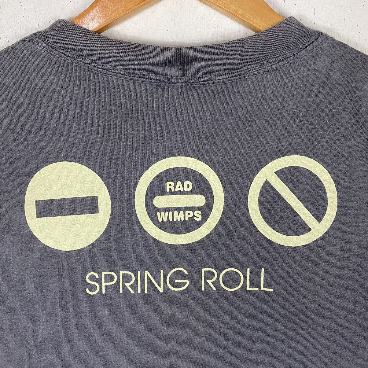 Band Tees × Vintage VINTAGE RADWIMPS SPRING ROLL TOUR JAPANESE BAND TEE Size US M / EU 48-50 / 2 - 6 Thumbnail