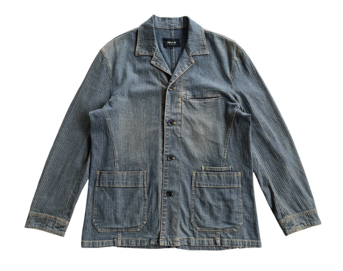 Japanese Brand Japanese Workers Chore Denim Jacket Size US L / EU 52-54 / 3 - 2 Thumbnail