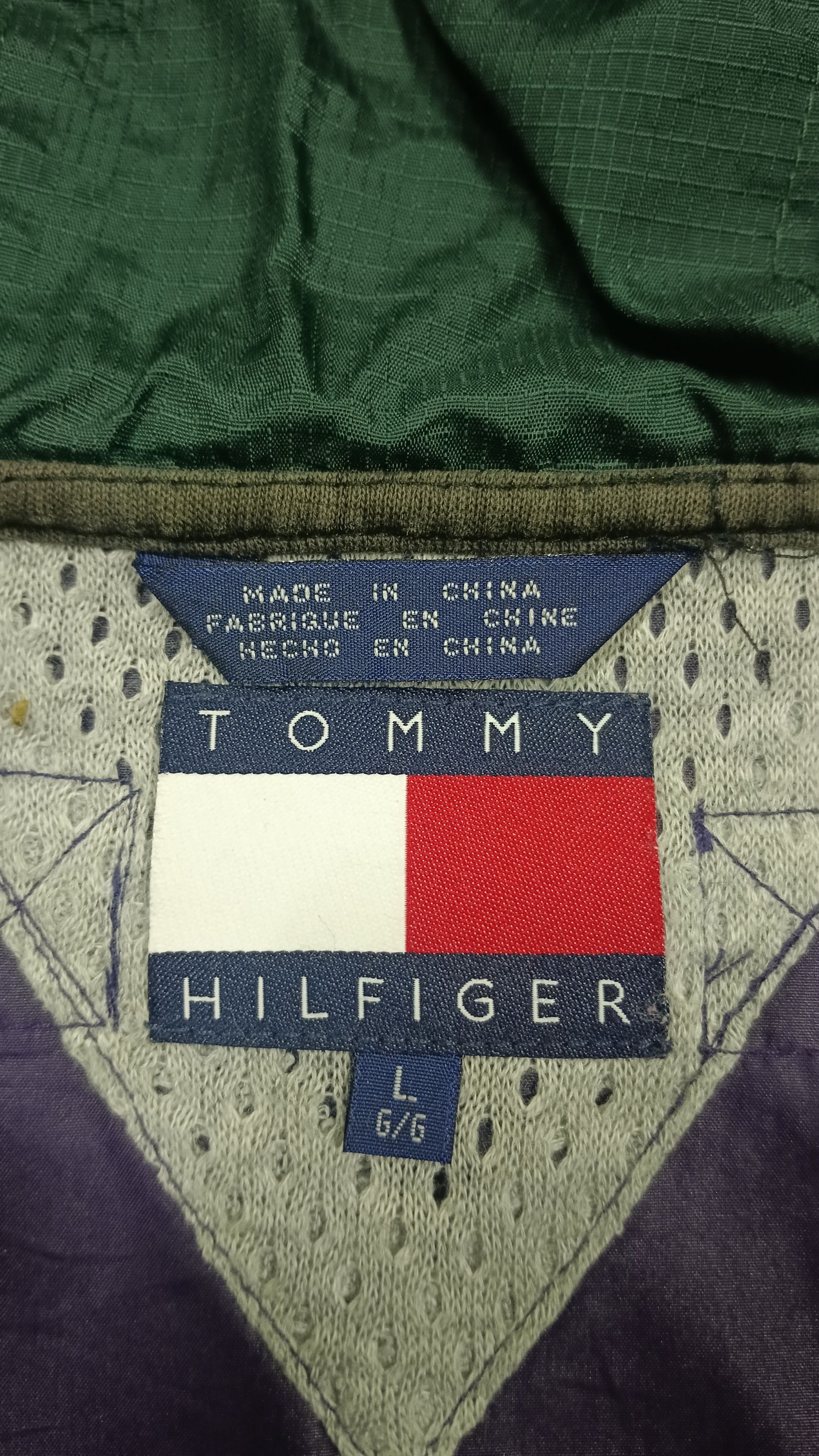 Tommy Hilfiger × Vintage 🔥 Tommy Hilfiger Anorak Windbreaker Size US L / EU 52-54 / 3 - 6 Thumbnail