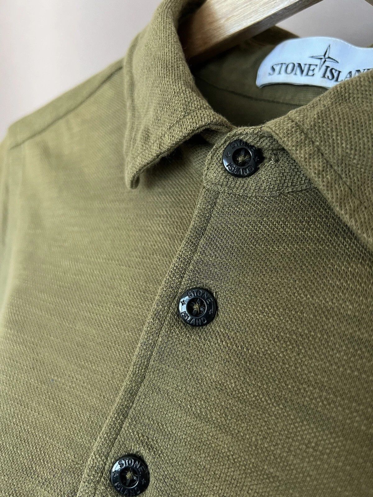 Stone Island Stone Island Patch Program Polo Shirt Mens Size M Khaki Size US M / EU 48-50 / 2 - 16 Thumbnail