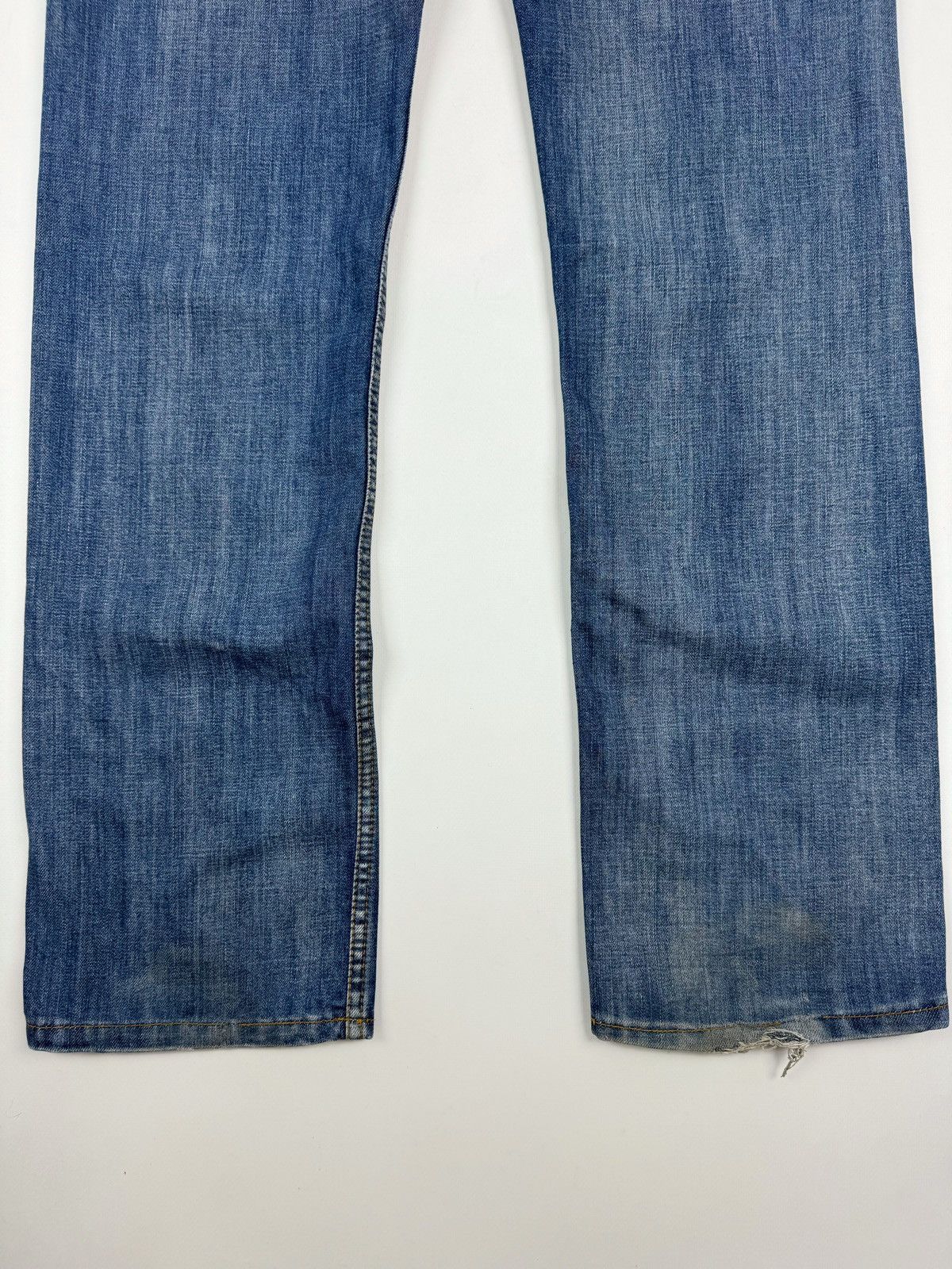 Diesel Y2K Vintage Diesel Cardiel Ripped Blue Jeans Made in Italy Size US 32 / EU 48 - 11 Thumbnail