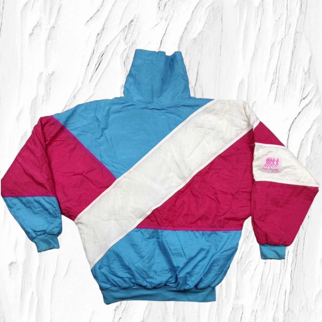Vintage Vintage Retro Frank Shorter Multi Colour Windbreaker Jacket Size US L / EU 52-54 / 3 - 3 Thumbnail