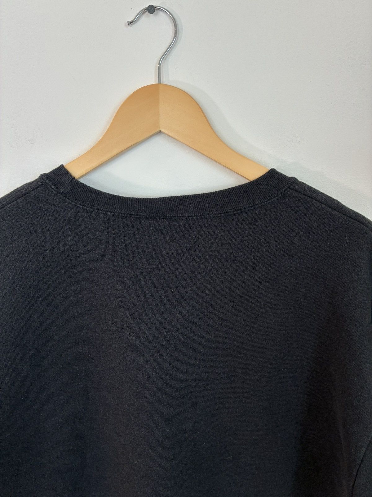Vintage Vintage Blank Black Cut Off Oversize Fit Crewneck Size US XL / EU 56 / 4 - 5 Thumbnail