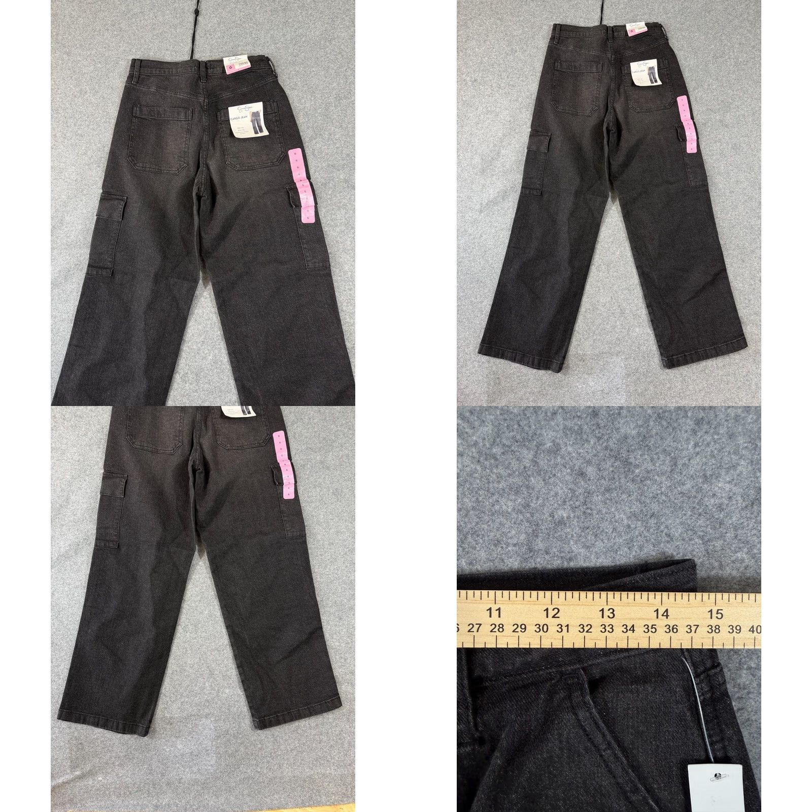 Jessica Simpson Jessica Simpson Cargo Jeans Womens 6 Washed Black Denim High Rise Wide Leg NWT Denim Jeans Womens 6 Black Wide-Leg City Outdoor 90s? Size 28" / US 6 / IT 42 - 8 Thumbnail