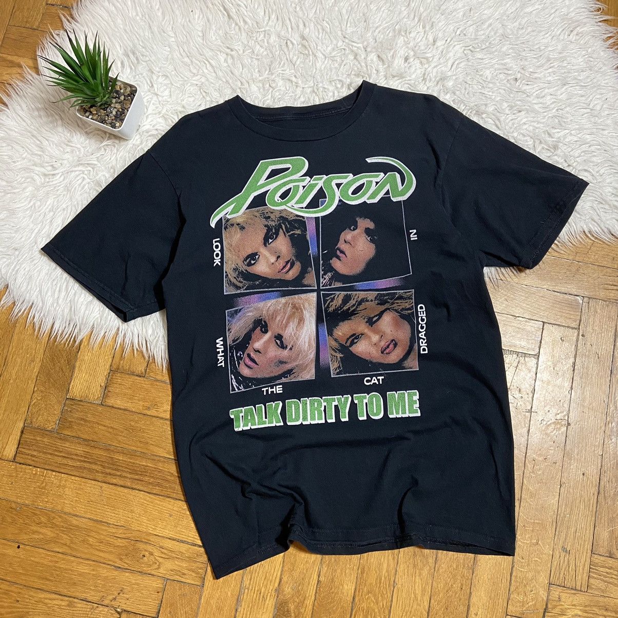 Band Tees 📌 Vintage Poison Talk To Me Dirty Band Tee Size US M / EU 48-50 / 2 - 1 Thumbnail