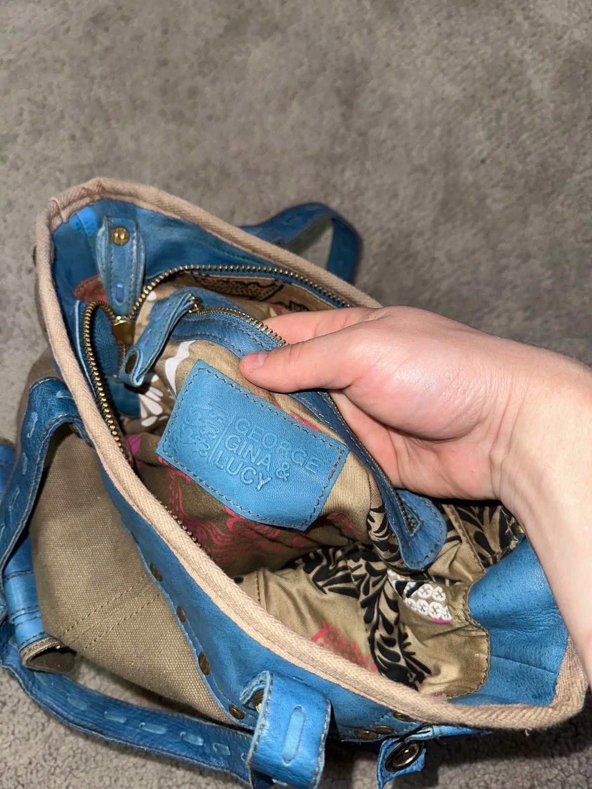 George Gina & Lucy George Gina Lucy Handbag Breige Blue Size ONE SIZE - 8 Thumbnail
