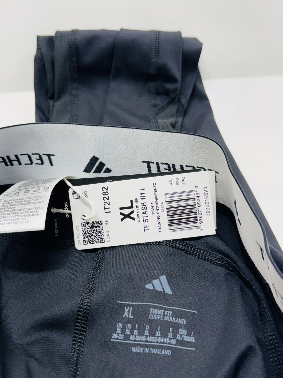Adidas Adidas Teachfit Stash Pocket Full-Length Leggings Black Size 36" / US 14 / IT 50 - 9 Thumbnail