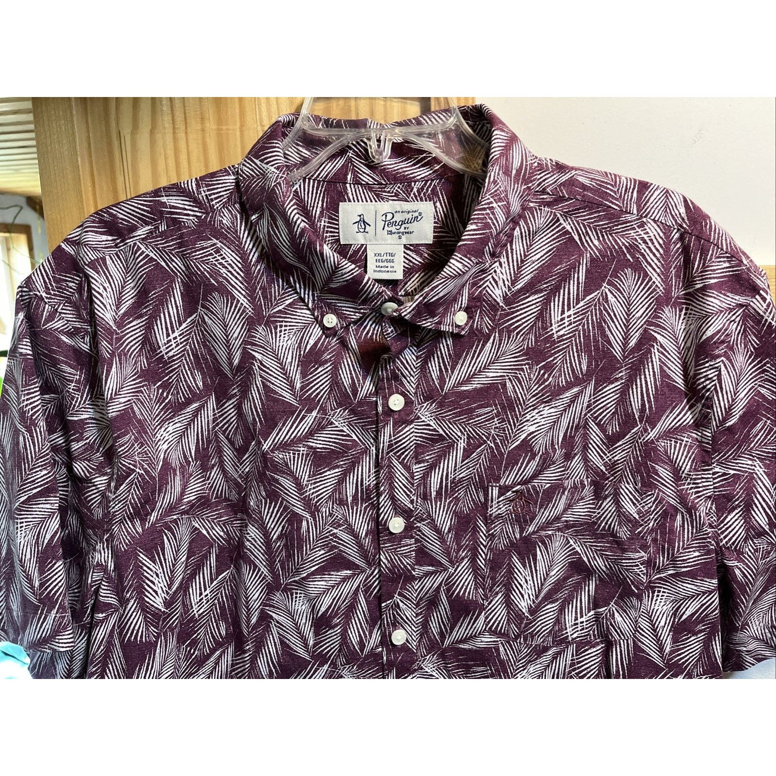 Other Penguin Munsingwear VTG Shirt Men XXL Red Palm Floral Button Size US XXL / EU 58 / 5 - 5 Thumbnail
