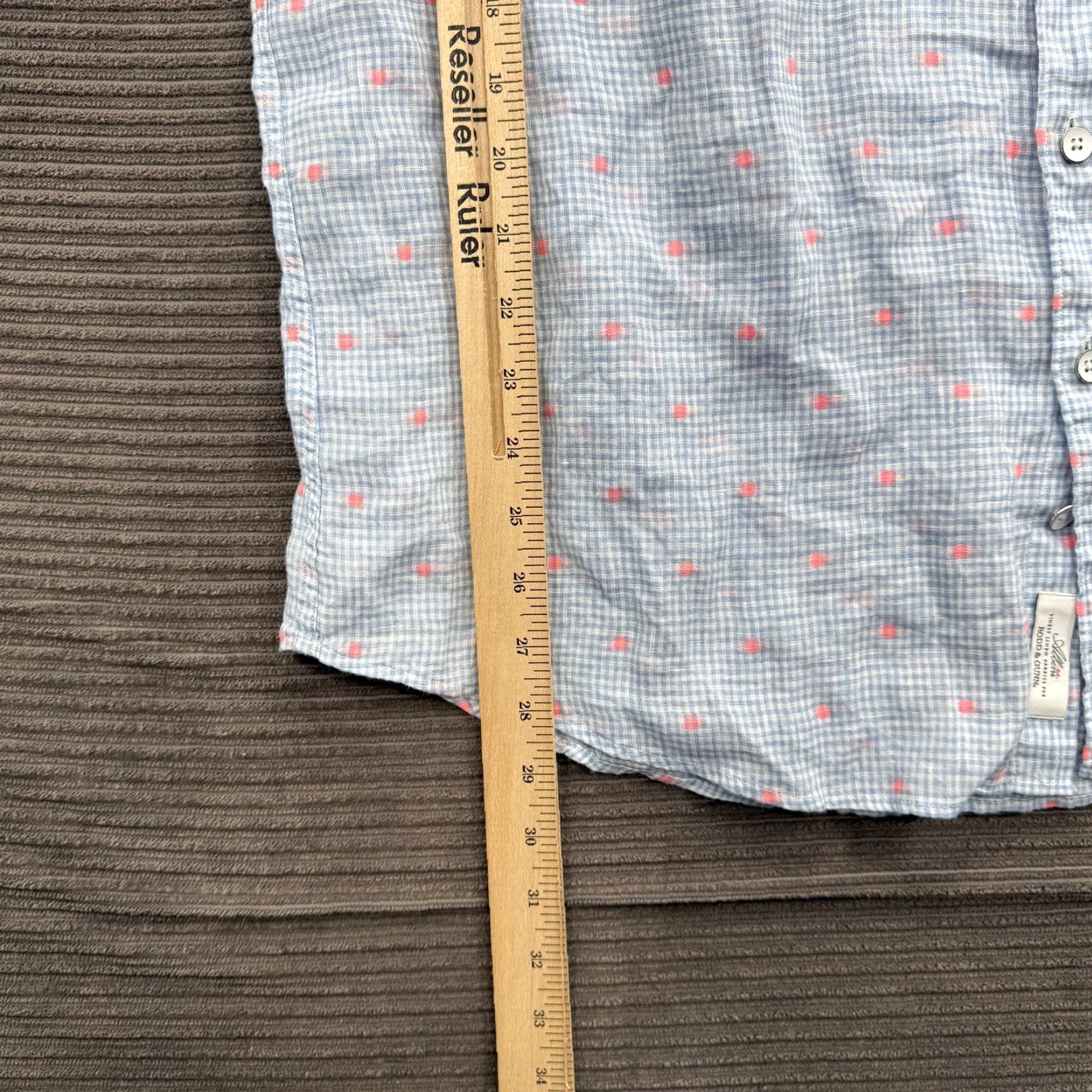 Rodd & Gunn Rodd & Gunn Shirt Mens 2XL Linen Blend Short Sleeve Button Up Made in Italy Size US XXL / EU 58 / 5 - 5 Thumbnail