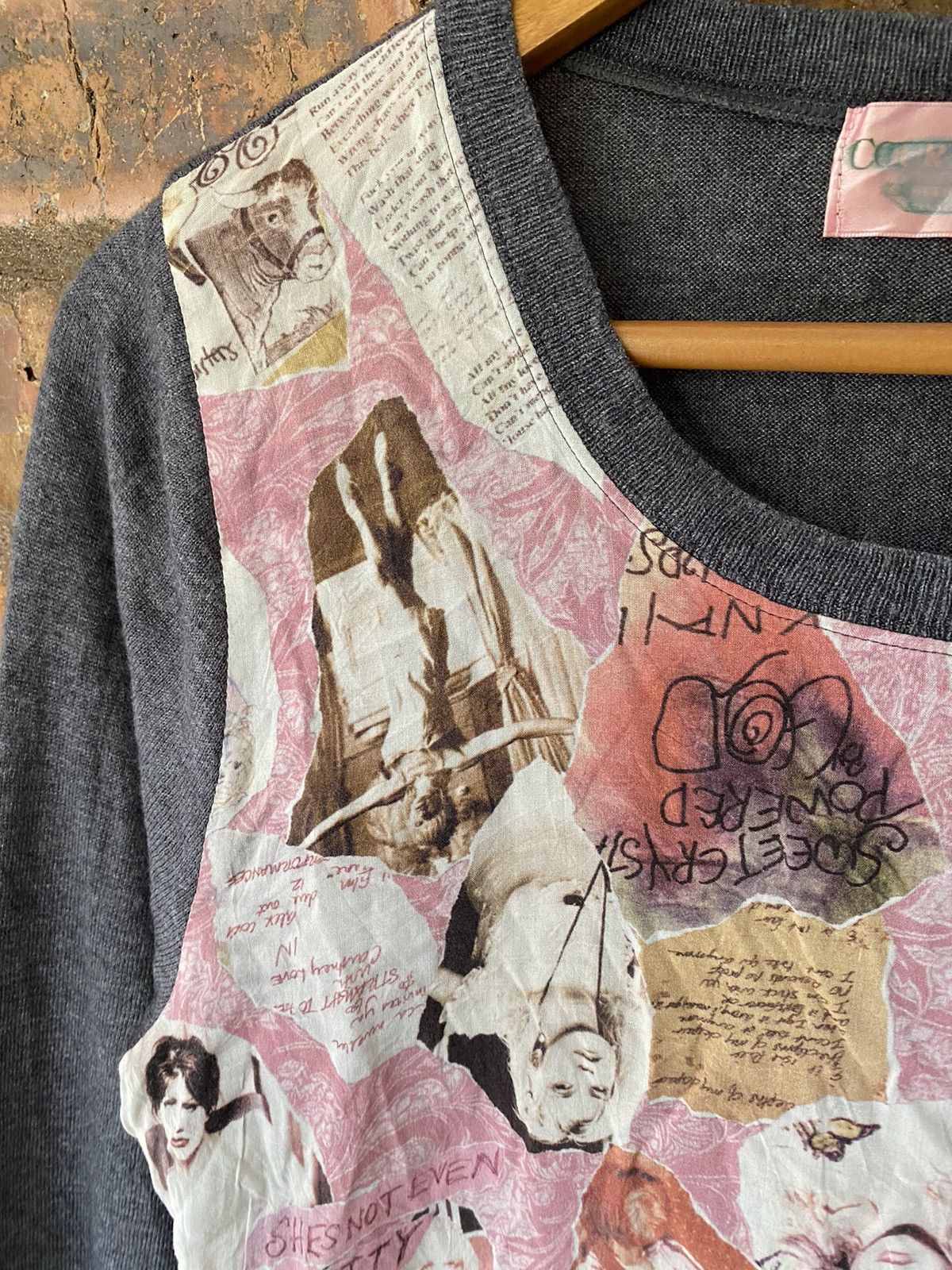 2000s Hysteric X Courtney Love cobain knit