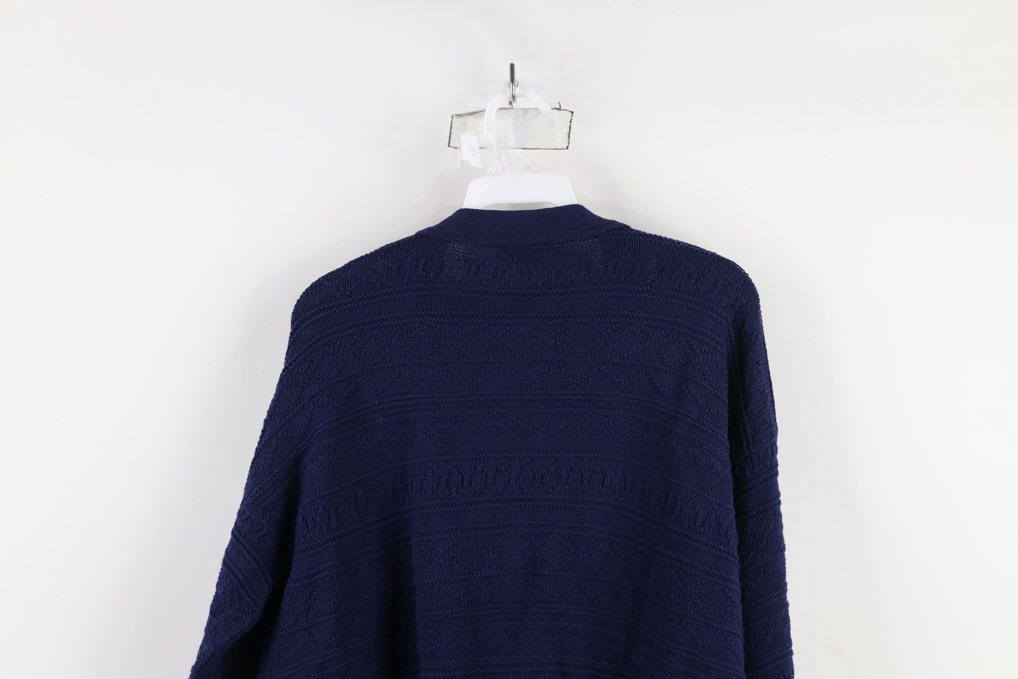 Vintage Vintage 90s Streetwear Fair Isle Knit Cardigan Sweater USA Size L / US 10 / IT 46 - 10 Thumbnail