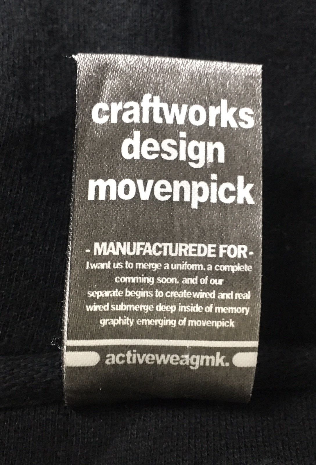 Japanese Brand Craftworks Design Movenpick Black Triple Star Baseball Hodie Size US M / EU 48-50 / 2 - 11 Thumbnail