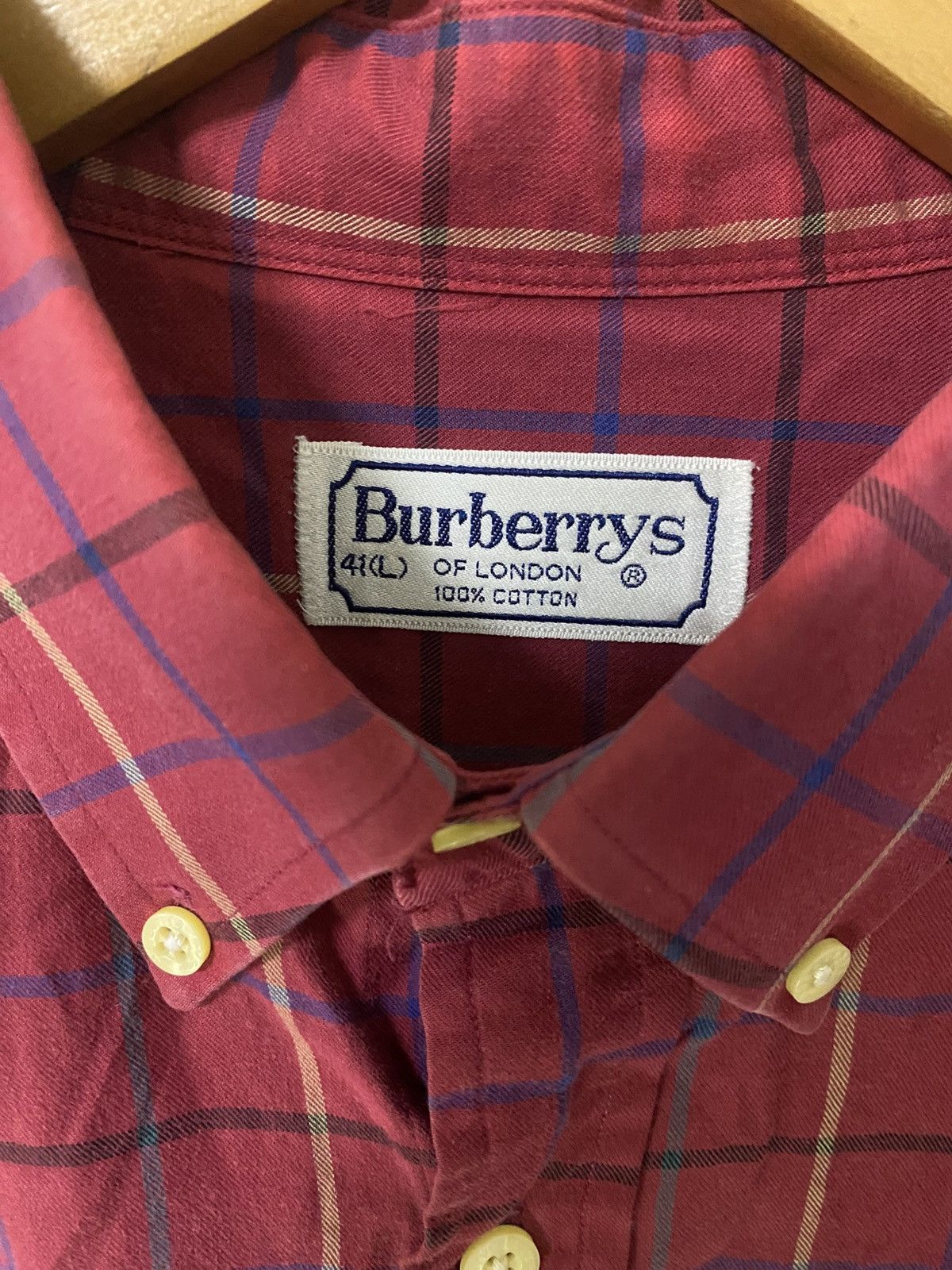 Burberry Vintage Burberry Plaid Novacheck Button Up longsleeve shirt Size US L / EU 52-54 / 3 - 6 Thumbnail
