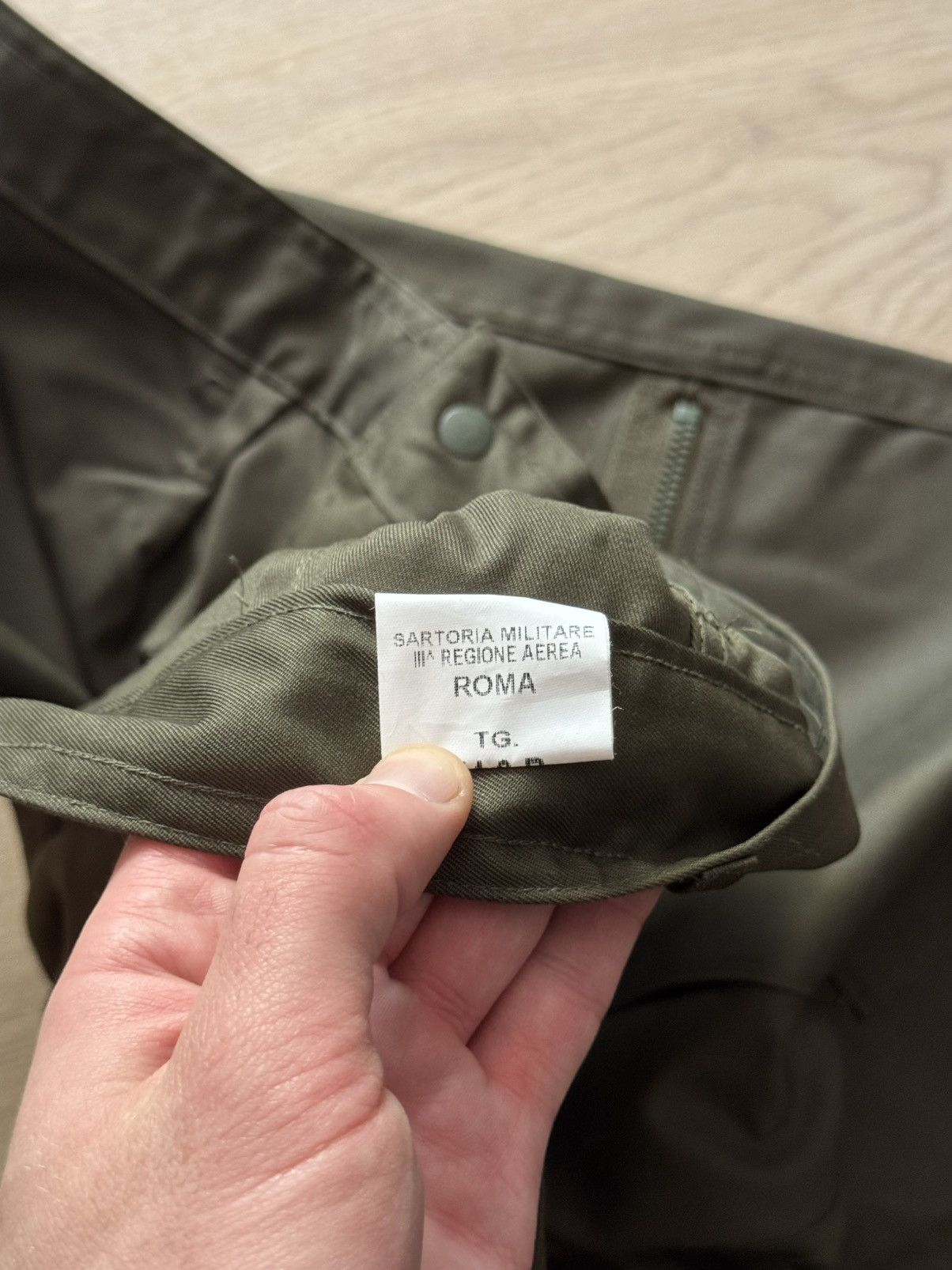 Vintage Vintage Sartoria Militare Regione Aerea Italian Army Pants Size US 32 / EU 48 - 6 Thumbnail