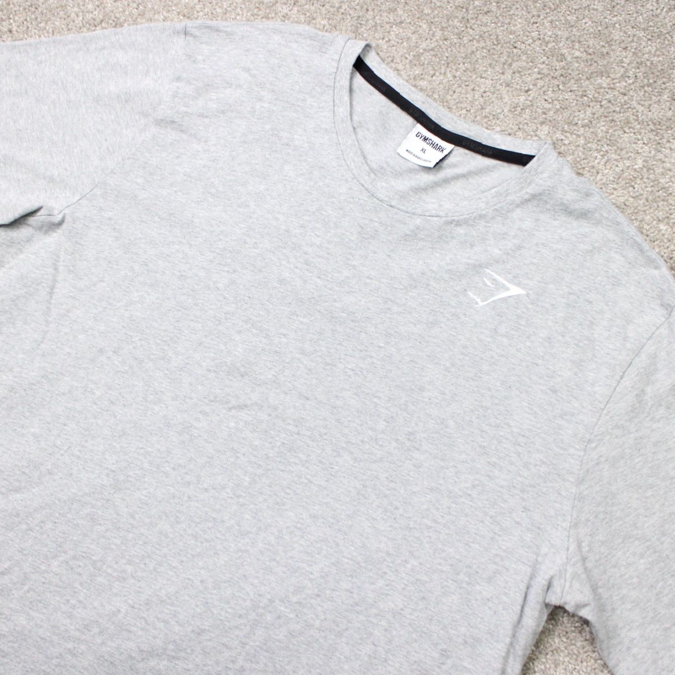 Gymshark Gymshark Shirt Mens XL Gray Critical 2.0 Cotton/Poly Stretch Short Sleeve T-Shirt Regular Size for Gym & Training Mens XL Gray Gymshark Shirt Size US XL / EU 56 / 4 - 2 Thumbnail