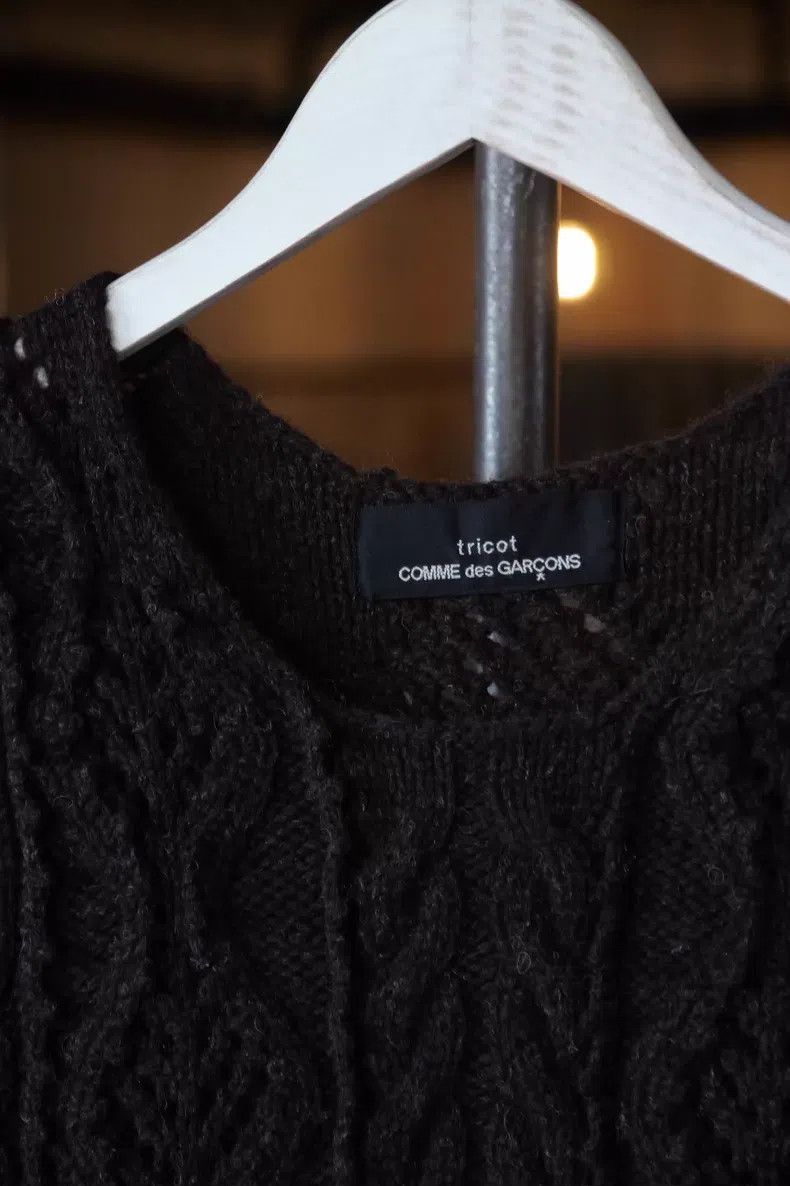 Comme des Garcons Comme des Garcons Chocolate Brown Knit Vest 100% Wool Size S / US 4 / IT 40 - 2 Thumbnail
