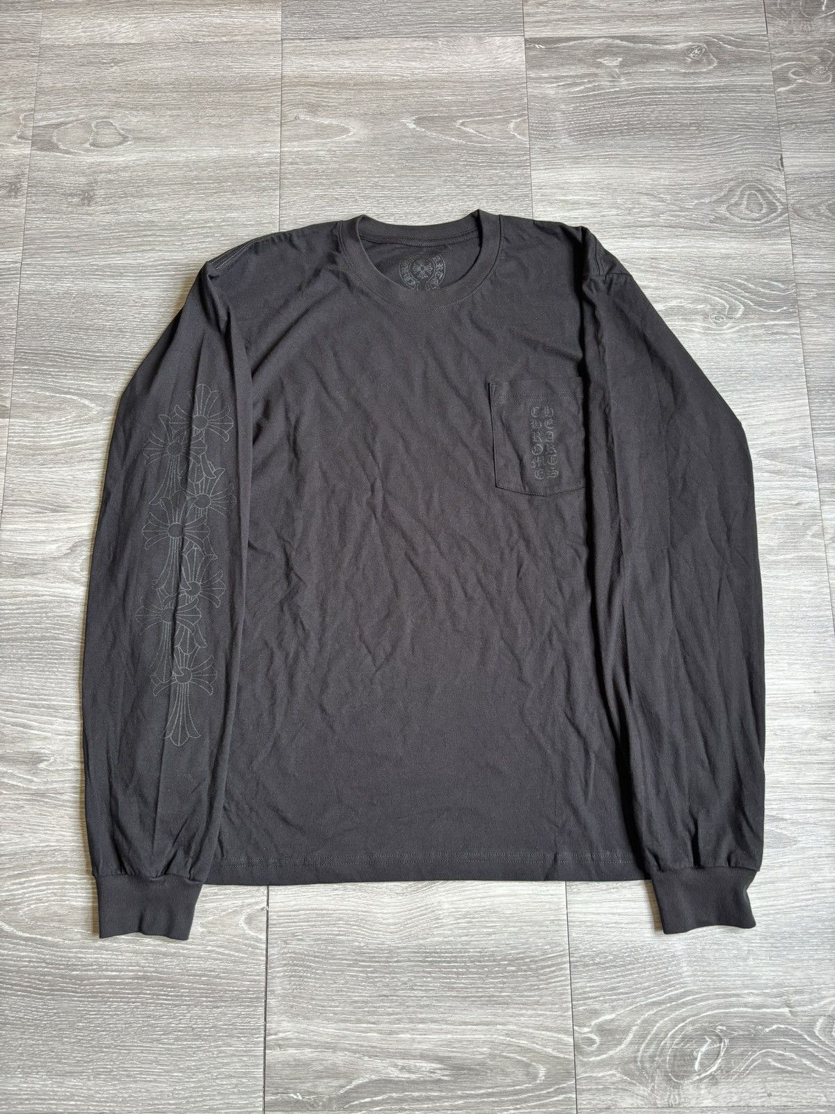 Chrome Hearts Chrome Hearts Miami Exclusive Long Sleeve Tee Size US XL / EU 56 / 4 - 4 Thumbnail