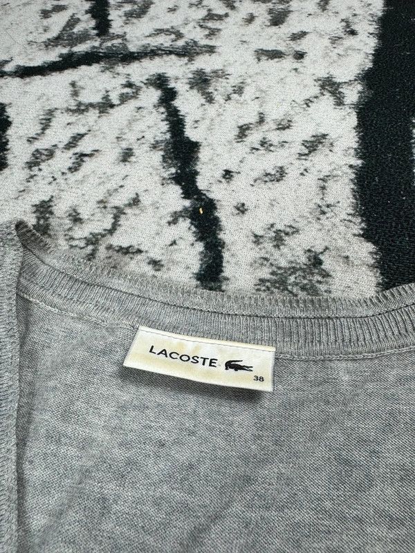 Lacoste Lacoste sweater gray 38 logo Size XS / US 0-2 / IT 36-38 - 4 Thumbnail