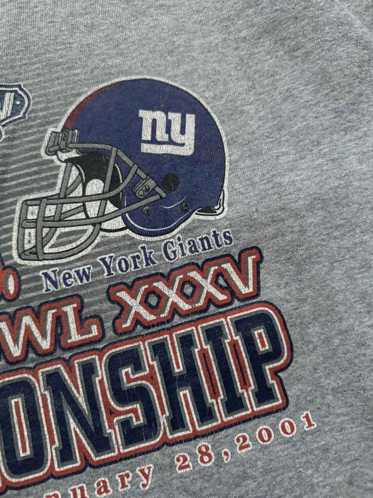 NFL × Vintage NFL Super Bowl XXXV championship 2001 sweatshirt long sleeve Size US XXL / EU 58 / 5 - 10 Thumbnail
