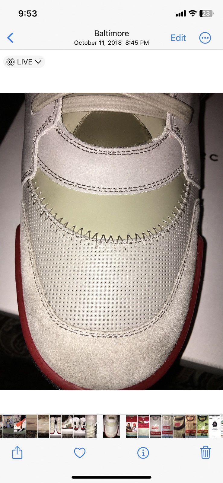 Marc Jacobs Marc Jacobs High Top Sneaker - DS size 12 Size US 12 / EU 45 - 5 Thumbnail