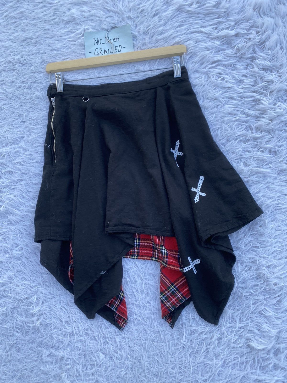 Japanese Brand Rare Vintage Anarchyism Keystation Japanese Brand Skirt Size 29" - 10 Thumbnail