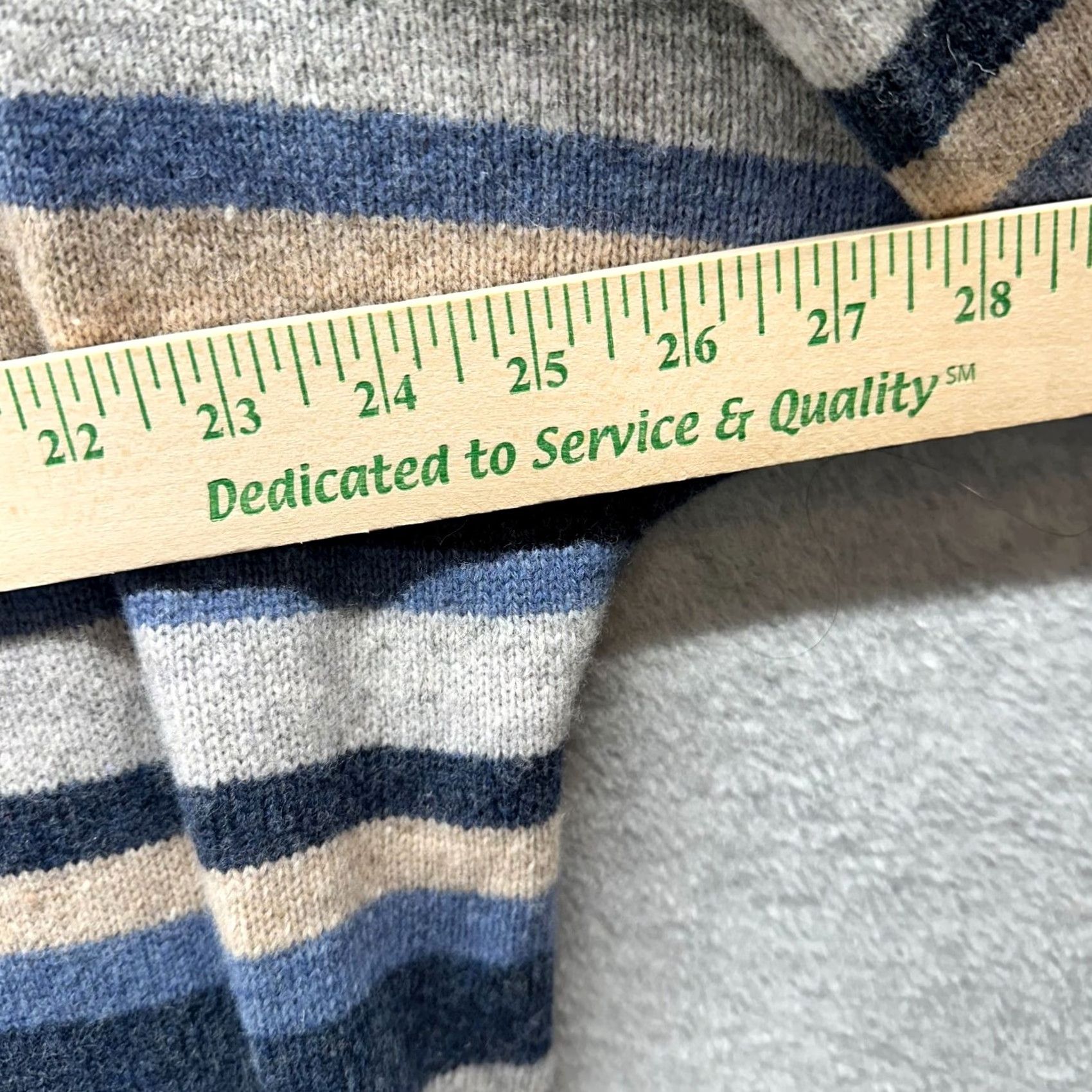 Vintage Paul Costelloe Cardigan Womens XL Blue 100% Wool Open Knit Sweater Shirt Knit Cardigan Womens UK 18 Blue 100% Wool Open Sweater Size XL / US 12-14 / IT 48-50 - 7 Thumbnail
