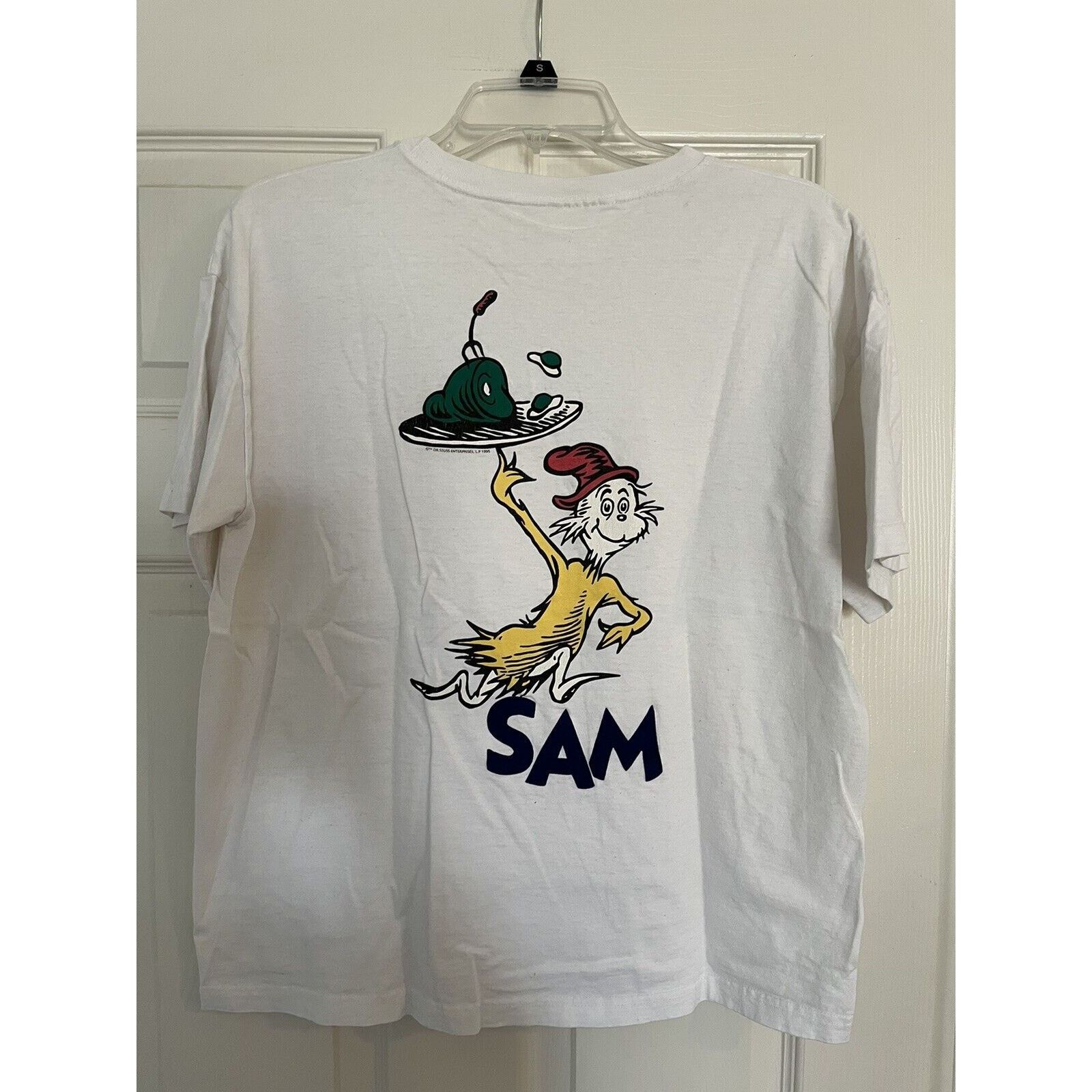 Other Dr Suess Green Eggs And Ham Vintage 1995 T Shirt Sam I Am Size US M / EU 48-50 / 2 - 3 Thumbnail