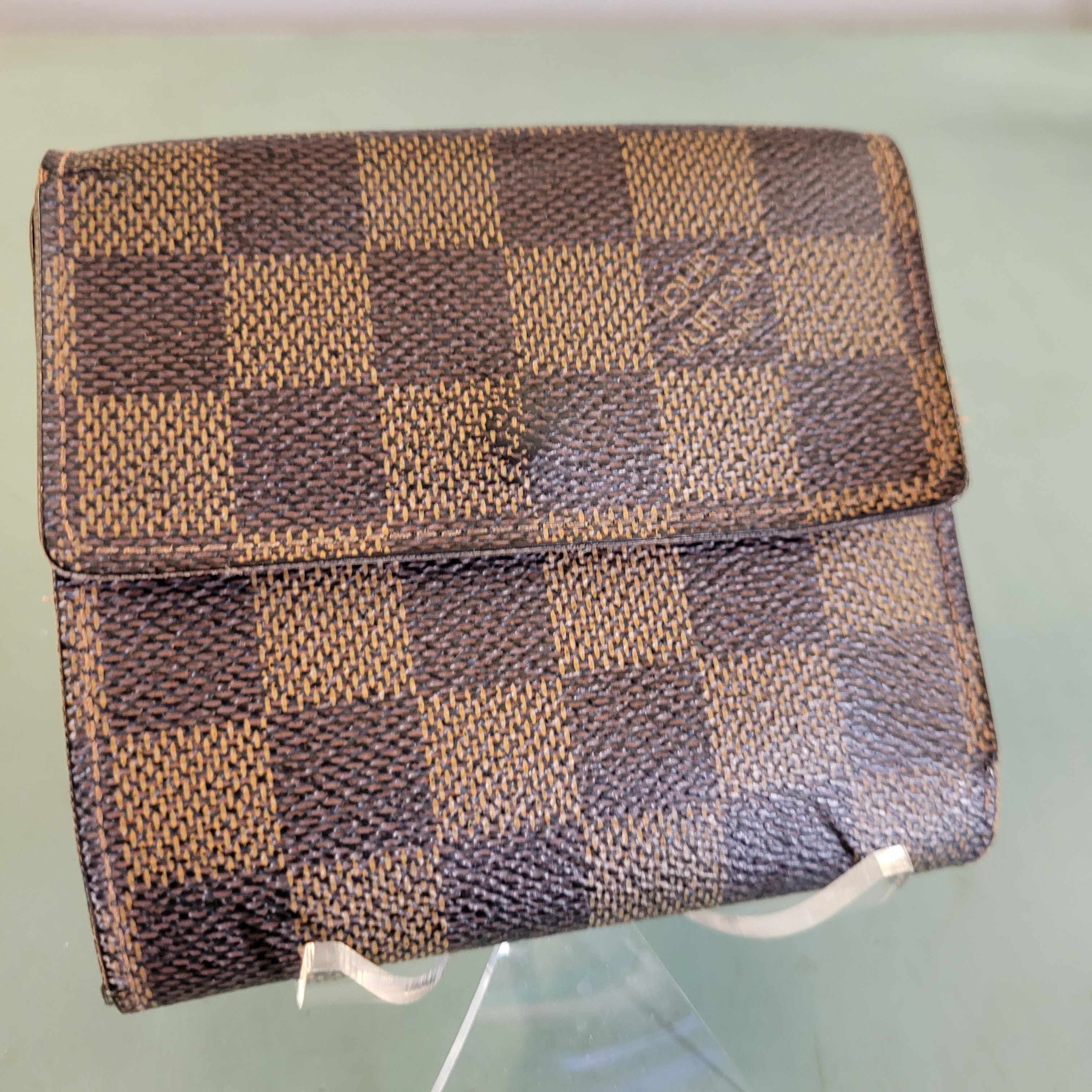Louis Vuitton Louis Vuitton Damier Ebene Compact Double Snap Wallet Size ONE SIZE - 4 Thumbnail