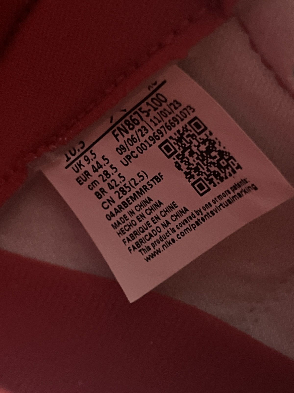 Awake NY × Jordan Brand Awake/Jordan Air Ship PE SP Size US 10.5 / EU 43-44 - 9 Thumbnail