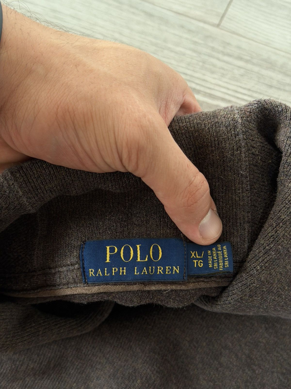 Polo Ralph Lauren Vintage Polo Ralph Lauren Embroidered Logo High Neck Sweater Size US XL / EU 56 / 4 - 15 Thumbnail