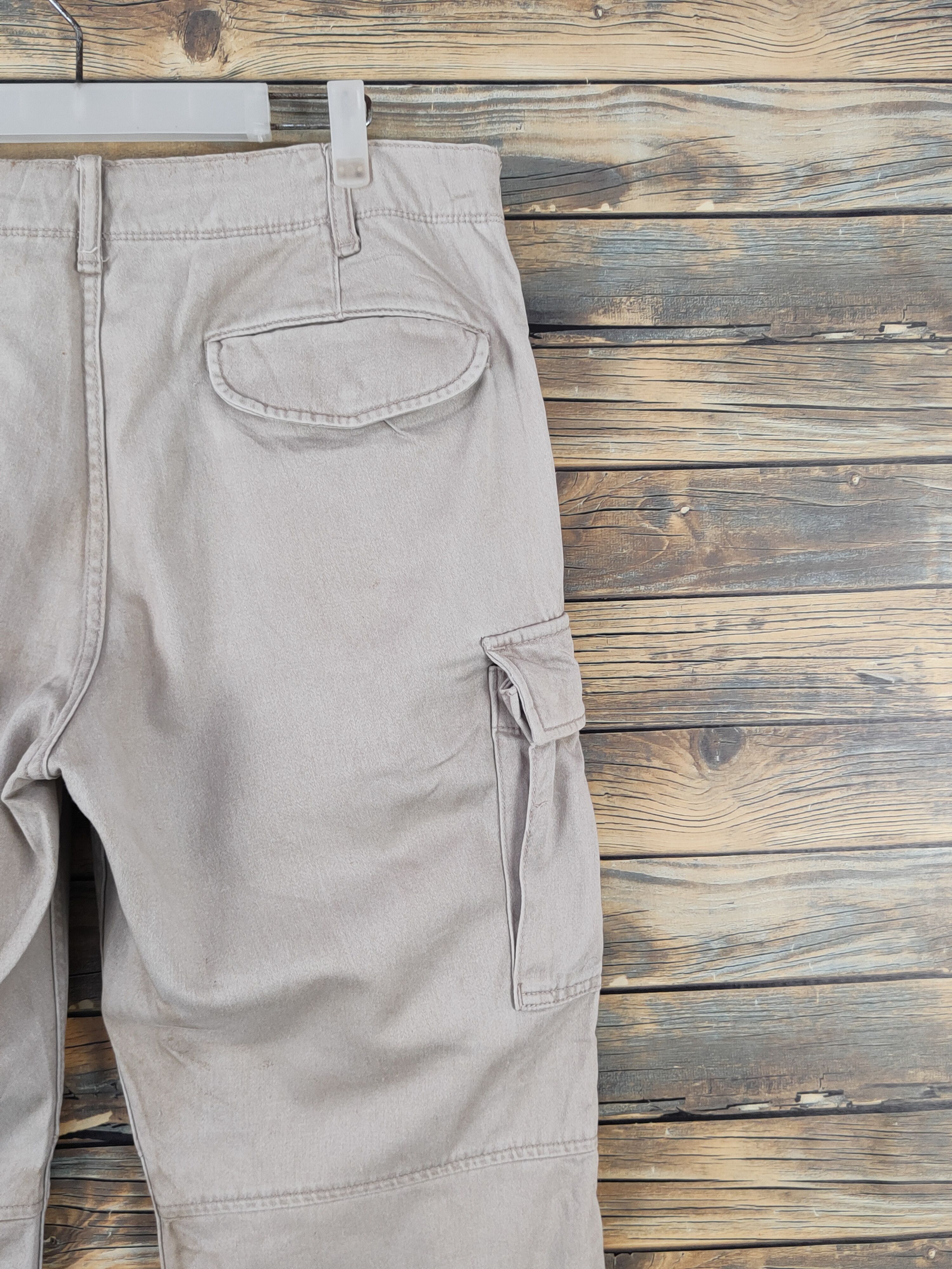 Japanese Brand Uniqlo Beige Multipocket Tactical Cargo Pants #W1584 Size US 36 / EU 52 - 10 Thumbnail