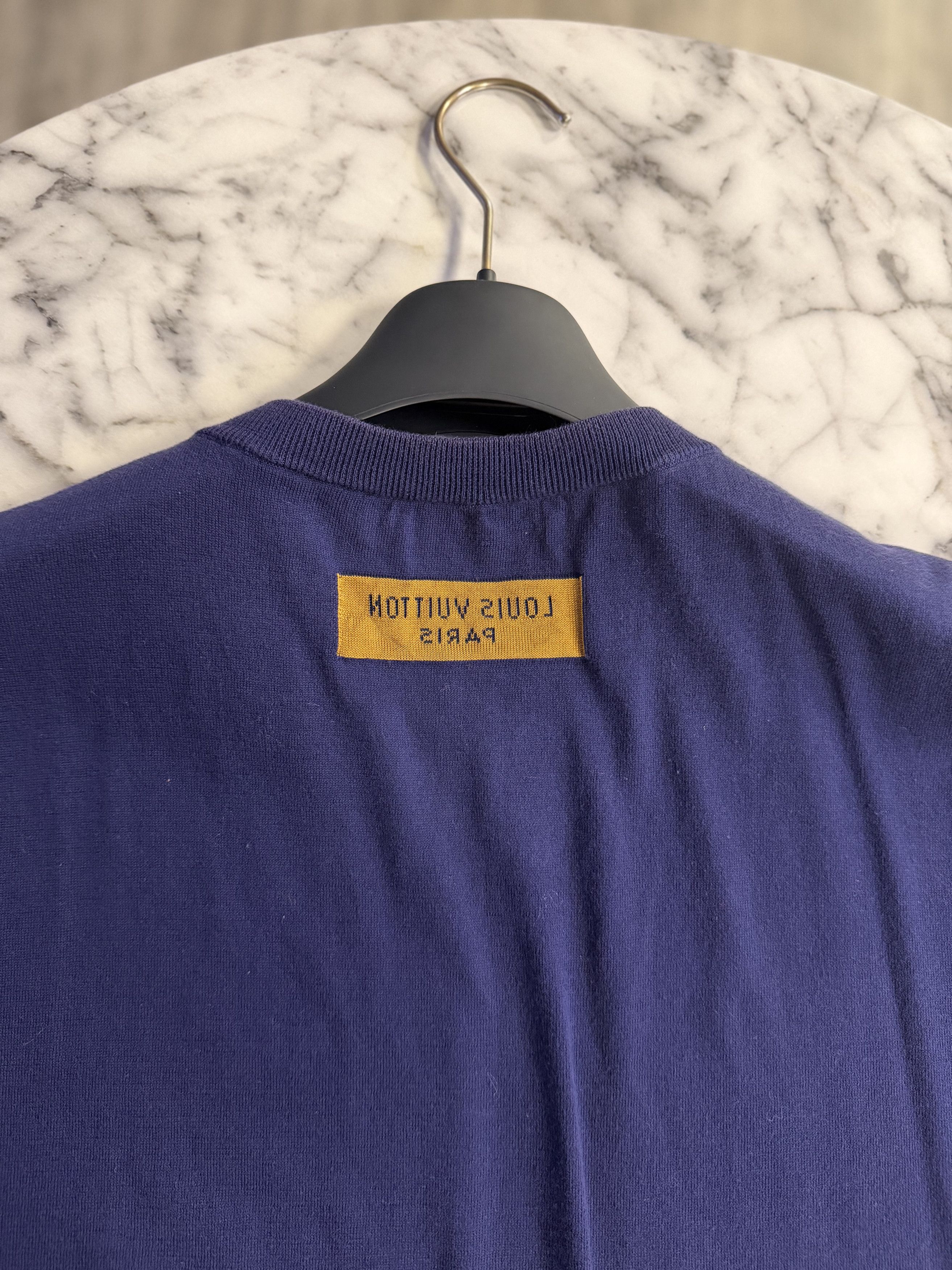 Louis Vuitton Louis Vuitton Logo Knit T-Shirt Size US S / EU 44-46 / 1 - 5 Thumbnail