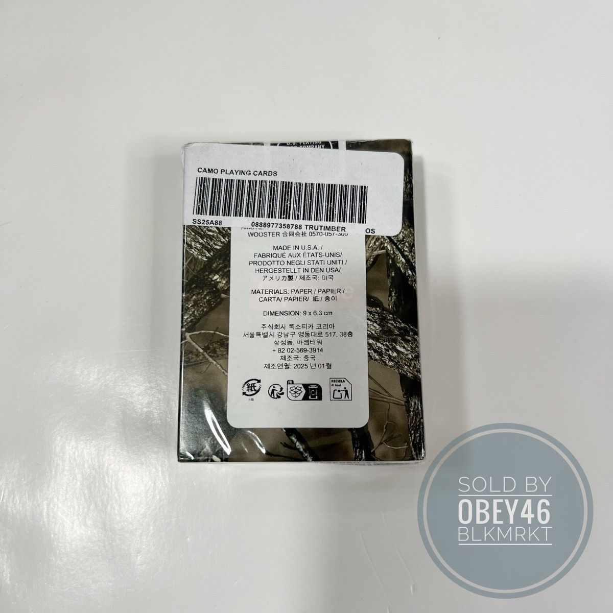 Supreme Supreme Camo Playing Cards TrueTimber® Kanati Camo Size ONE SIZE - 3 Thumbnail