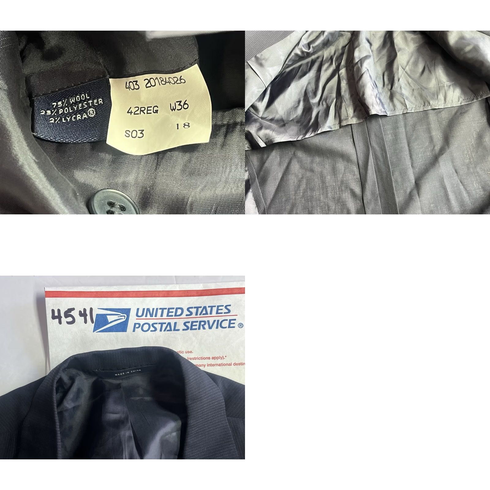 Brooks Brothers VINTAGE Brooks Brothers Blue Wool Blend Blazer Men's Size 42R Size 42R - 8 Thumbnail