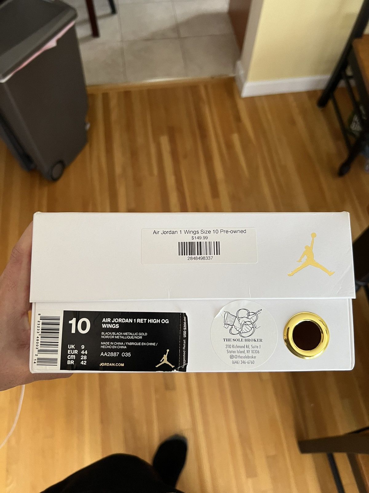Jordan Brand Air Jordan 1 Retro High OG ‘Wings’ Size US 10 / EU 43 - 9 Thumbnail