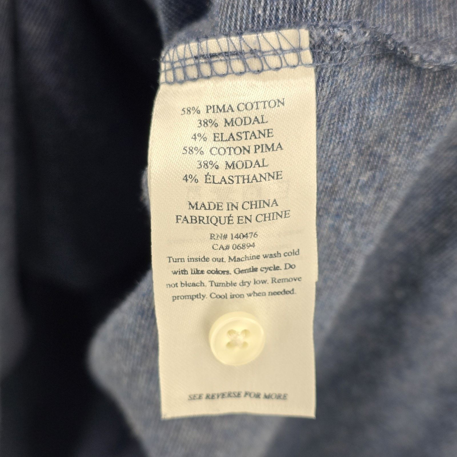 Faherty Faherty Movement Polo Shirt Men’s Large Blue Horizon Line Size US L / EU 52-54 / 3 - 5 Thumbnail
