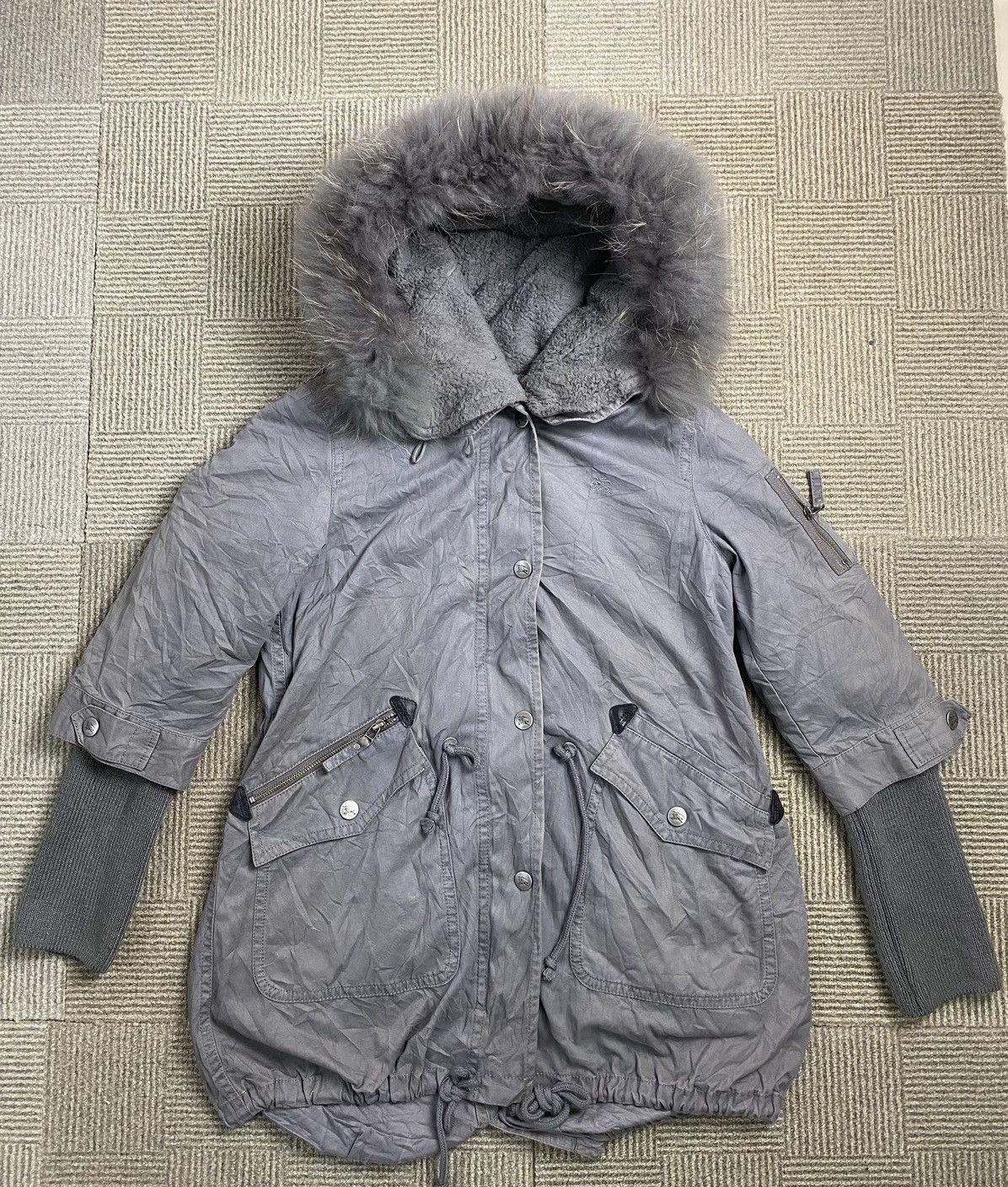 Burberry BURBERRY LONDON BLUE LABEL PARKA JACKET NICE STYLE Size S / US 4 / IT 40 - 4 Thumbnail