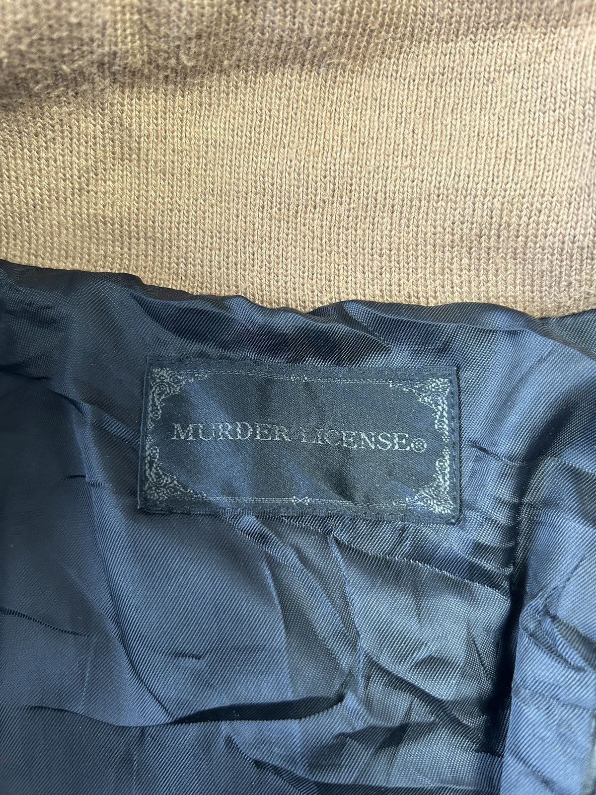 Designer × Japanese Brand × Murder License VINTAGE MURDER LICENSE LEATHER JACKET Size ONE SIZE - 4 Thumbnail