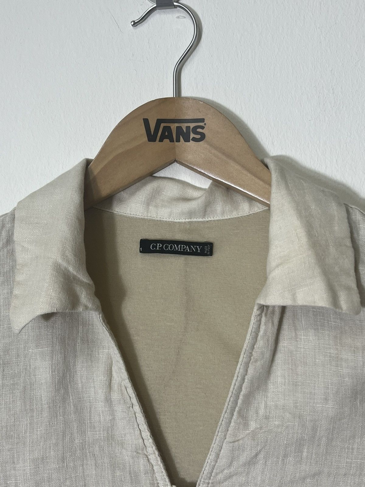 C.P. Company C.P. Company Light Crop Linen Blazer Size S / US 4 / IT 40 - 12 Thumbnail